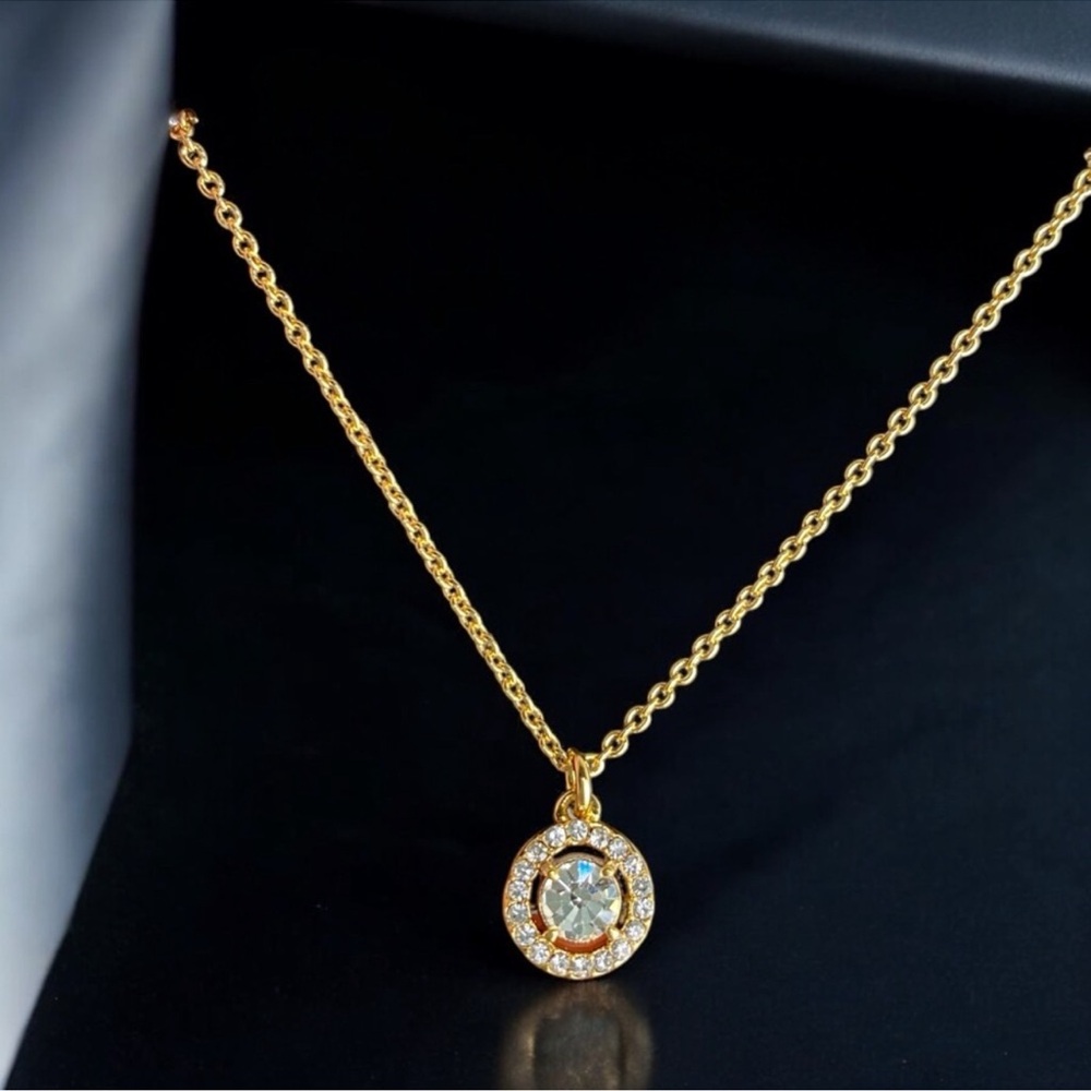 Coach Gold and Silver Necklace with Elegant Pendant - Picture 3 of 7